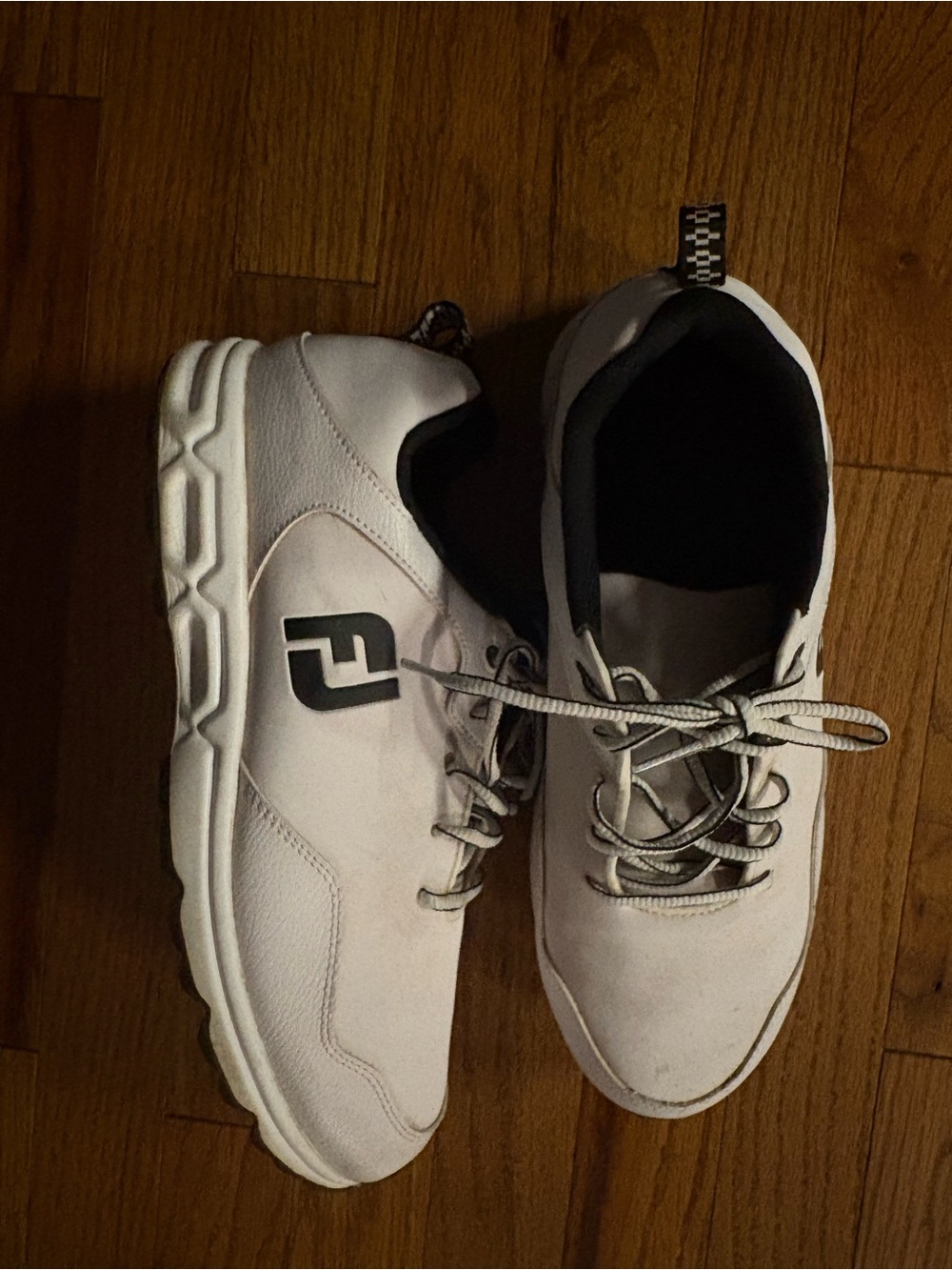 FootJoy White and Black Men's Golf Sneakers